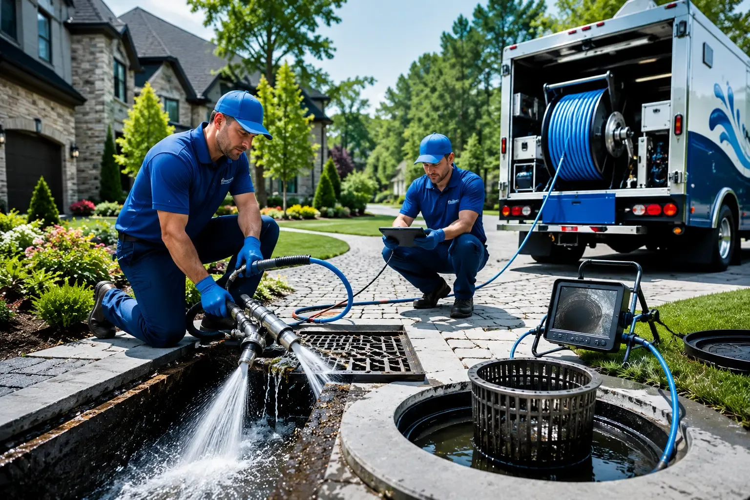 Local outdoor drain cleaning professionals in Hunters, WA